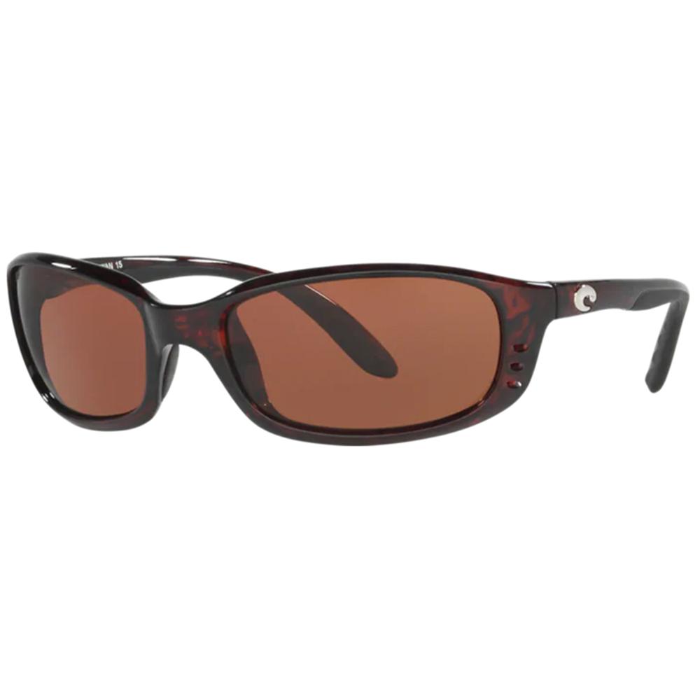 Costa Brine Sunglasses Polarized in Tortoise with Copper 580P